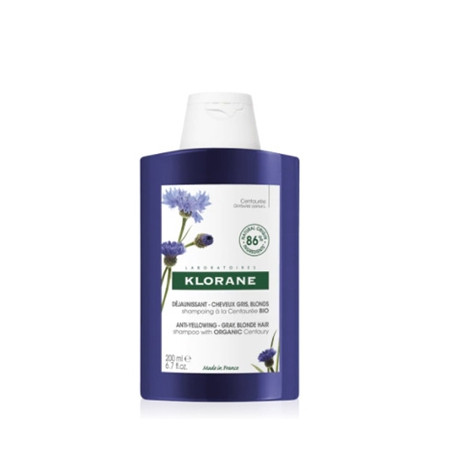 Klorane Champu a la Centaurea Cabello Blanco o Gris 200 ml