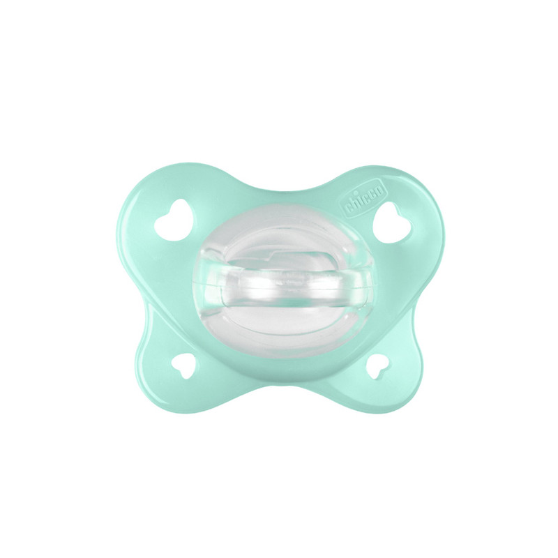 Chicco Physio Forma Dual Soft Chupete Verde 0-2m 1Ud