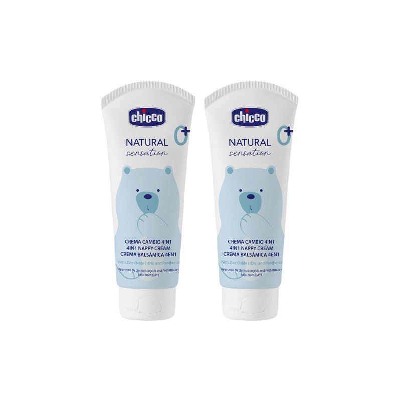 Chicco Natural Sensation Crema Balsamica 4en1 Duplo 2x100ml