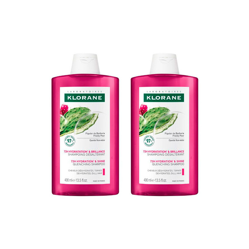 Klorane Champu Hidratante al Higo de Barbaria Duplo 2x400ml