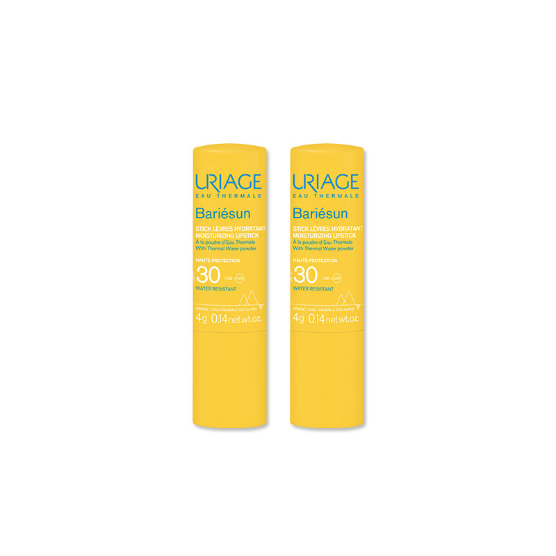 Uriage Bariesun Labios Stick Solar Spf 30 Duo 2x4gr