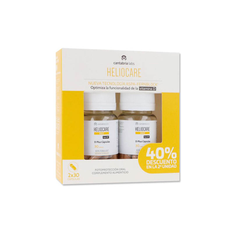 Heliocare 360º D Plus Duplo 2x30Caps