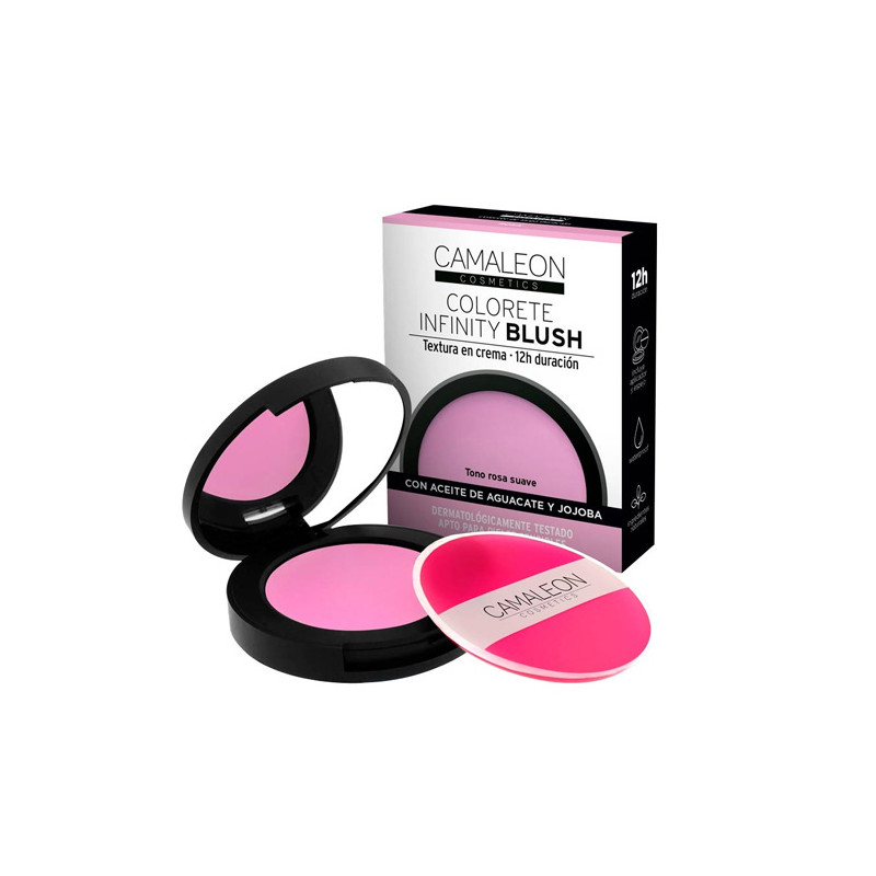 Camaleon Infinity Blush Colorete en Crema Rosa Suave
