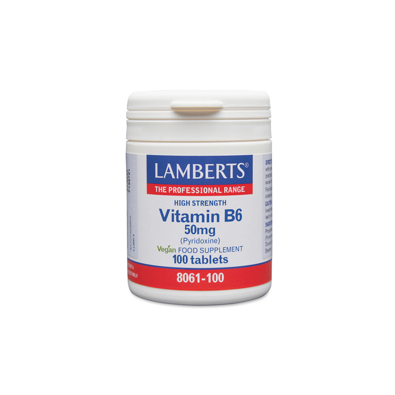 Lamberts Vitamina B6 50mg 100Comp