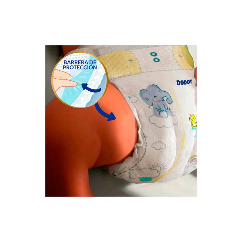Dodot Sensitive Pañal T1 2-5Kg 58Uds