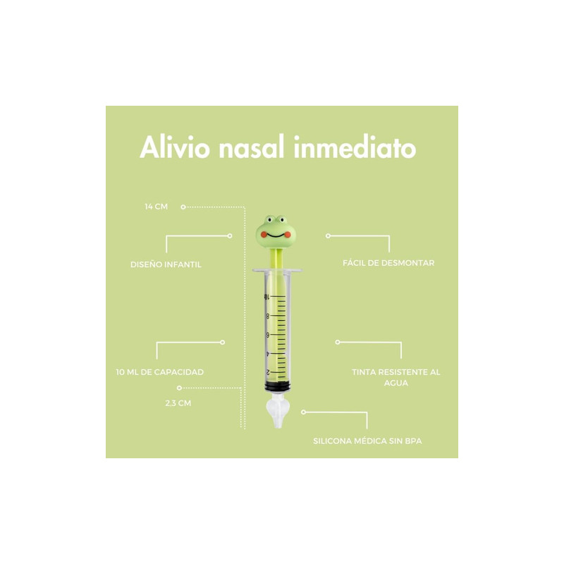 Plic Care Jeringa Lavado Nasal Animales Rana-Oso 10ml 2Uds