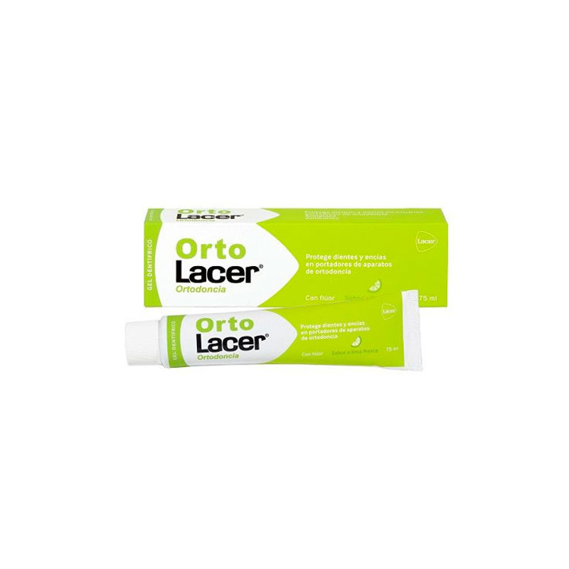 Lacer Orto Dentifrico Gel Lima Fresca 75ml