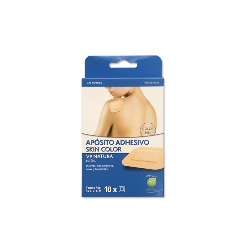 VP Natura Aposito Adhesivo Color Piel 5x7,2cm 10Uds