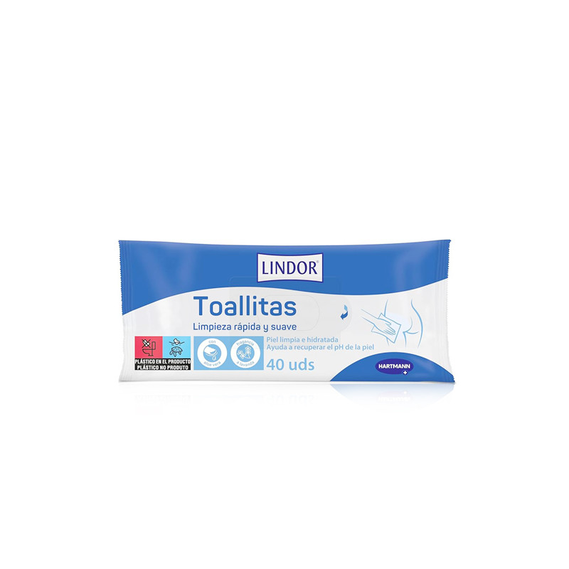 Lindor Toallitas de Higiene 40Uds