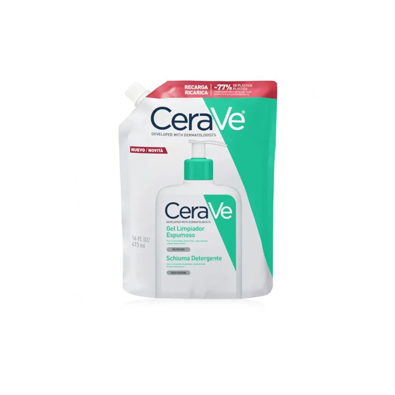 Cerave Gel Limpiador Espumoso Recarga 473ml