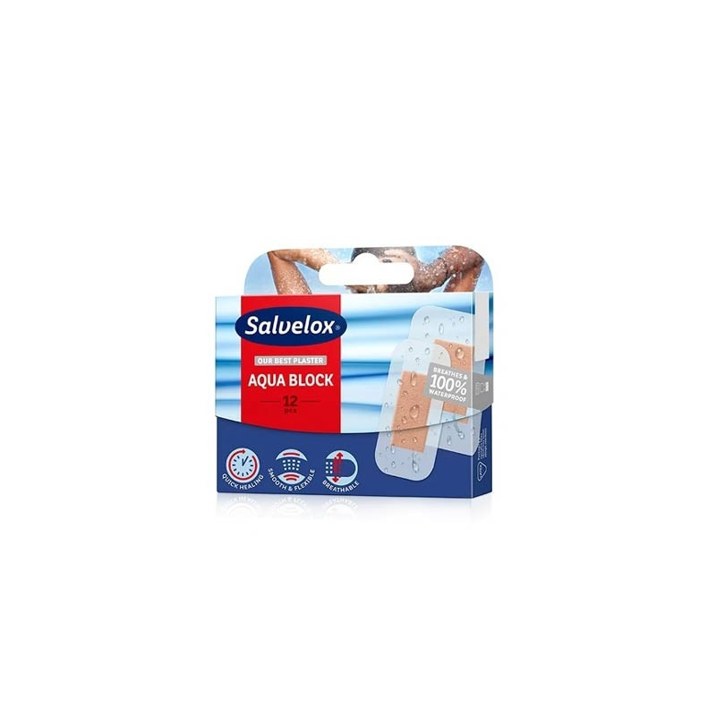 Salvelox Tira Adhesiva Cura Rapid Aqua Block 2 Tamaños