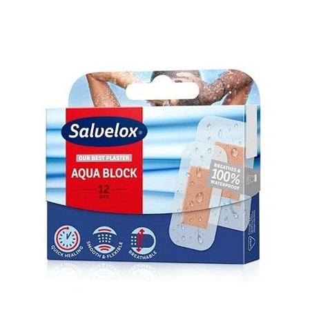 Salvelox Tira Adhesiva Cura Rapid Aqua Block 2 Tamaños