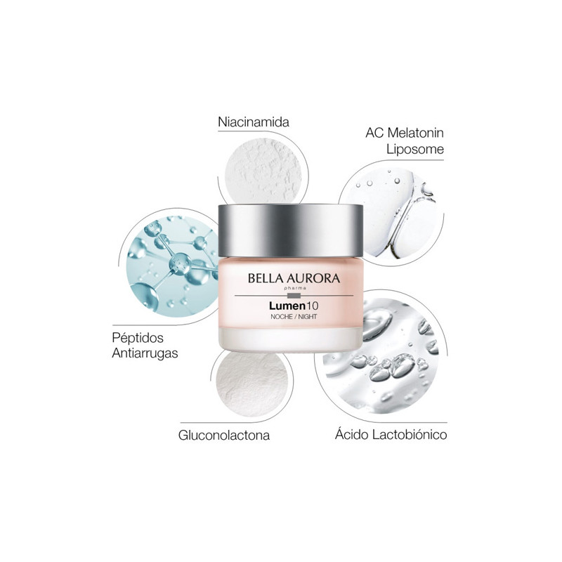 Bella Aurora Lumen 10 Crema Noche 50ml