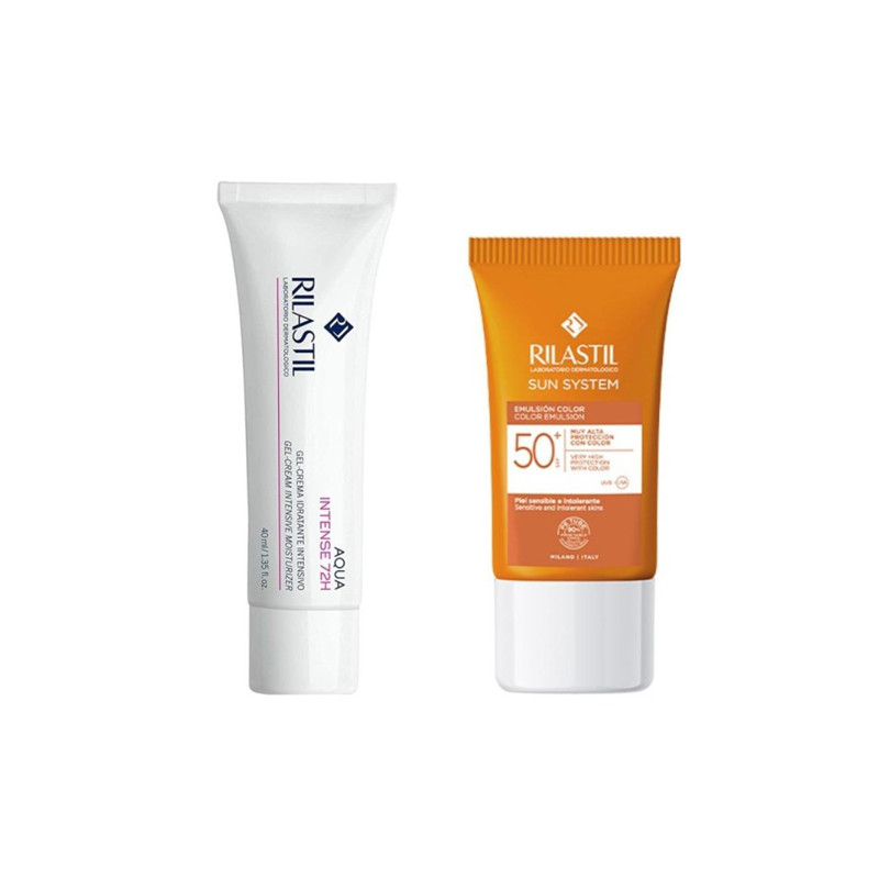 Rilastil Sun System Emulsion Color Spf50+ 40ml +Aqua Intense 40ml