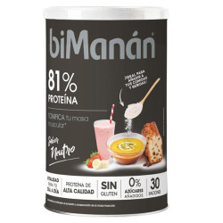 Bimanan 81% Proteina Sabor Neutro 300gr