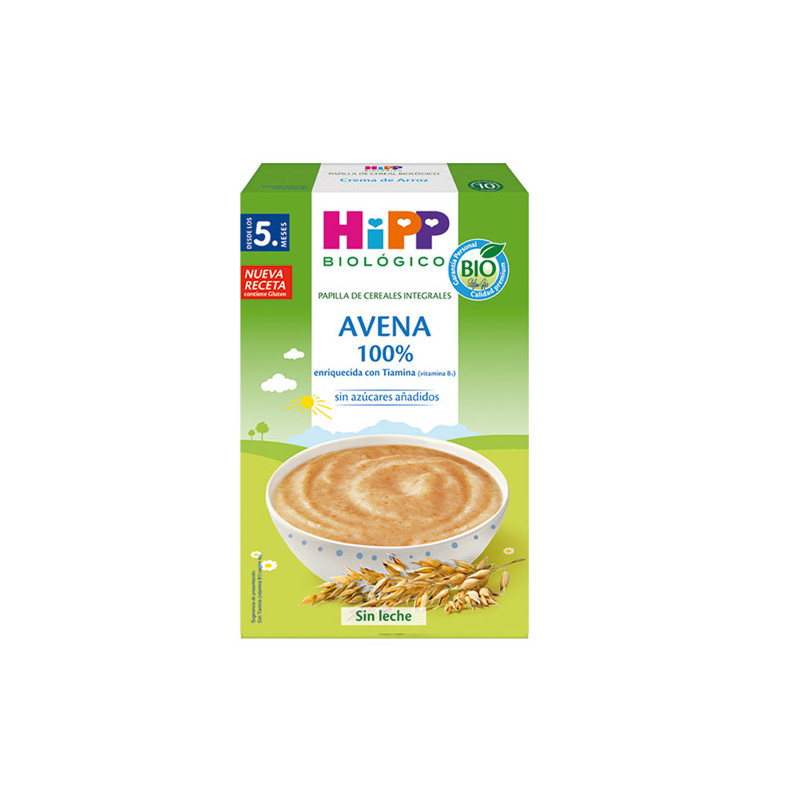 Hipp Avena 100% Papilla Cereales Integrales 5m+ 200gr