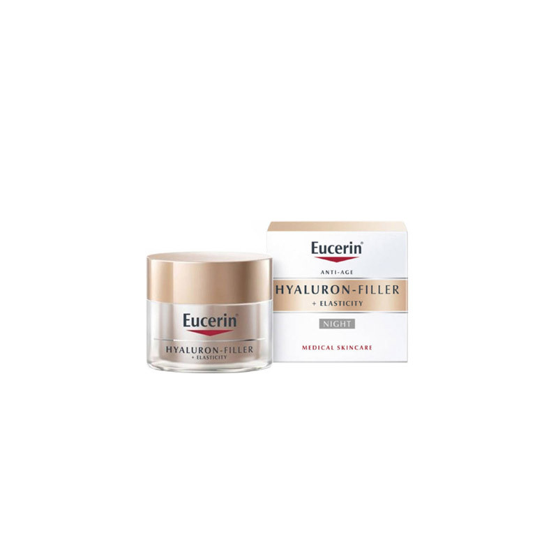 Eucerin Hyaluron-Filler + Elasticity Crema de Noche Antiedad 50ml