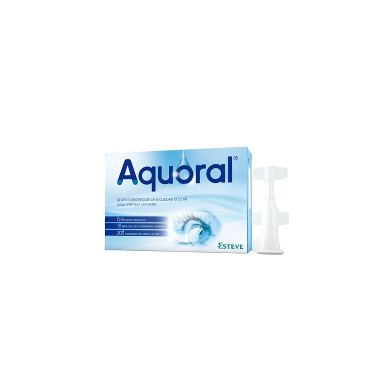 Aquoral Gotas Oftalmicas 0,5ml 20 monodosis
