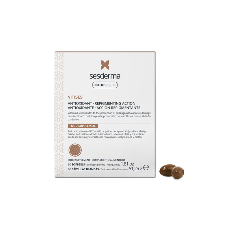 Sesderma Vitises Antioxidante Accion Repigmentante 60Caps