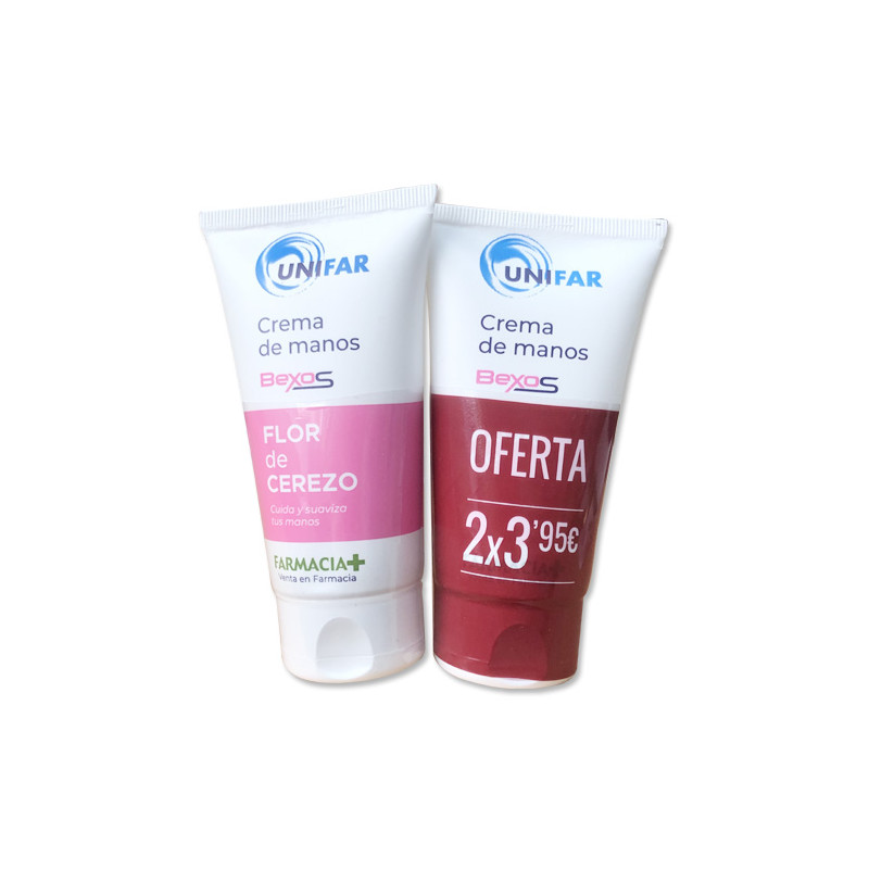 Unifar Crema de Manos Flor de Cerezo Duplo 2x75ml