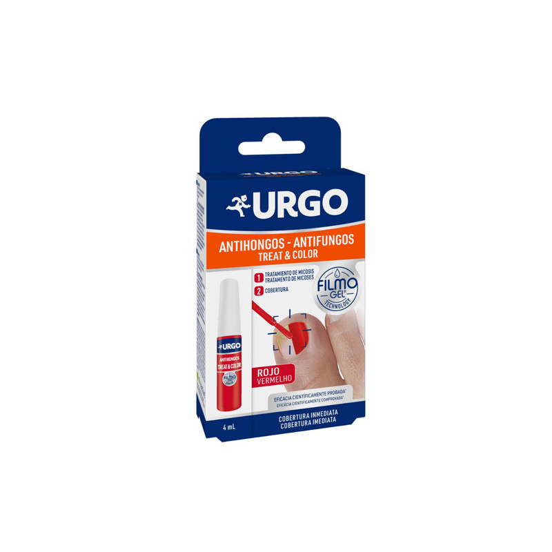 Urgo Antihongos Treat & Color Rojo 4ml