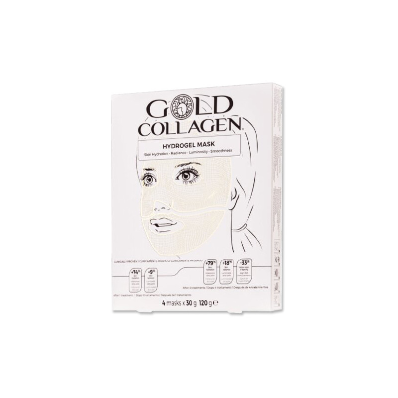 Gold Collagen Hydrogel Mask 30gr 4Uds