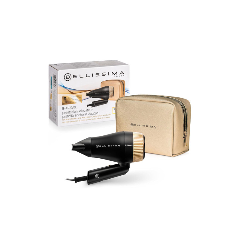 Bellissima B-Travel Secador de Viaje Compacto