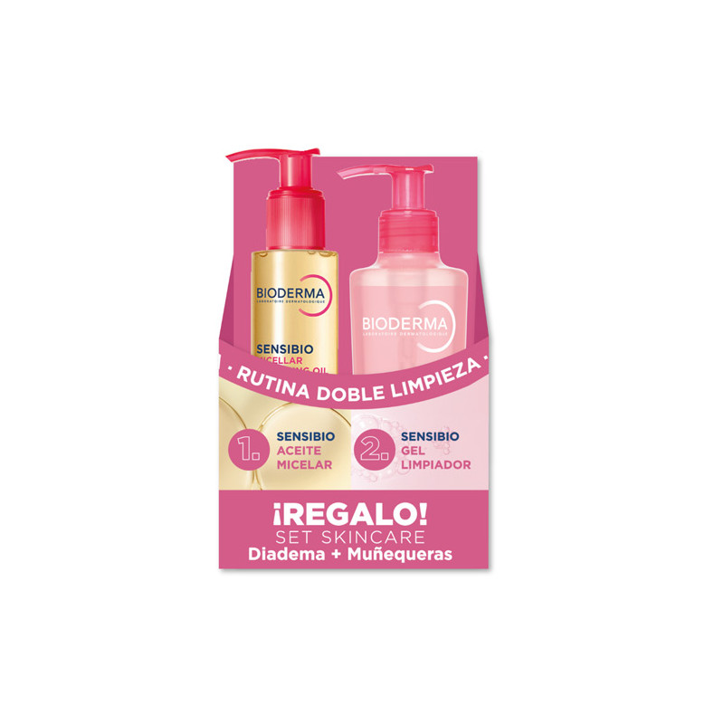 Bioderma Sensibio Aceite Micelar 150ml+Gel Limpiador 200ml+Regalo