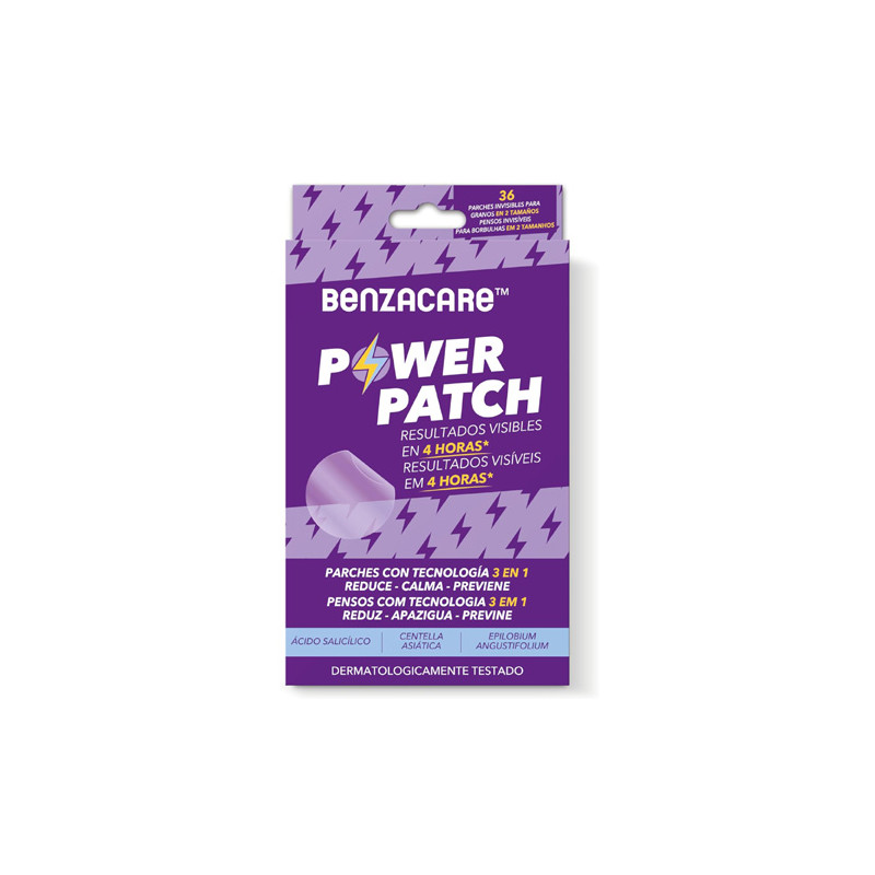 Benzacare Power Patch Granos 2 Tamaños 36Uds