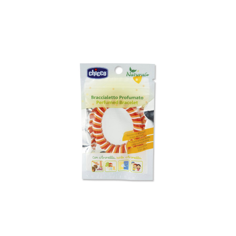 Chicco Natural Pulsera Perfumada Citronela Colores