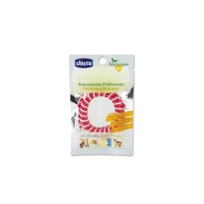 Chicco Natural Pulsera Perfumada Citronela Colores