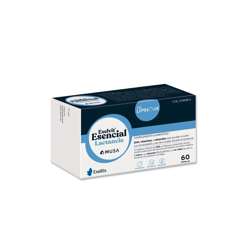 Exelvit Esencial Lactancia con Lipinova 60Caps
