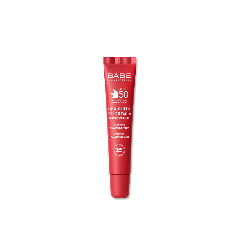 Babe Lip & Cheek Balsamo Labial Color Rojo Spf50 20ml