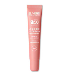 Babe Lip & Cheek Balsamo Labial Color Rosa Spf50 20ml