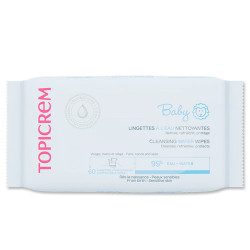 Topicrem Baby Toallitas al Agua 60Uds