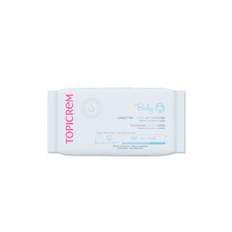 Topicrem Baby Toallitas al Agua 60Uds