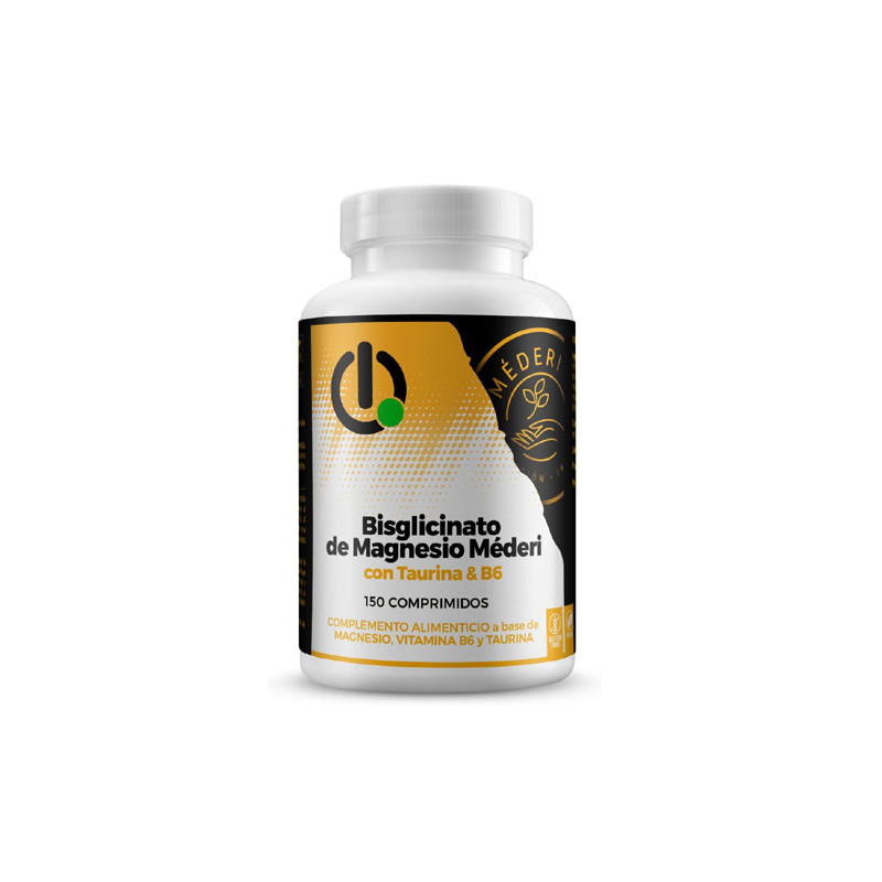 Mederi Nutricion Bisglicinato de Magnesio Taurina y B6 150Comp