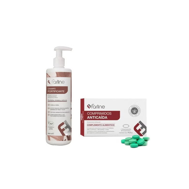 Farline Anticaida 56Comp + Champu Fortificante 500ml