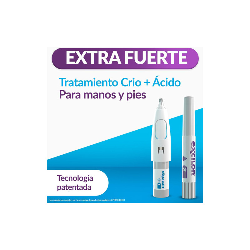 Excilor Verrugas Duo Power Tratamiento Extra Fuerte Crio + Acido
