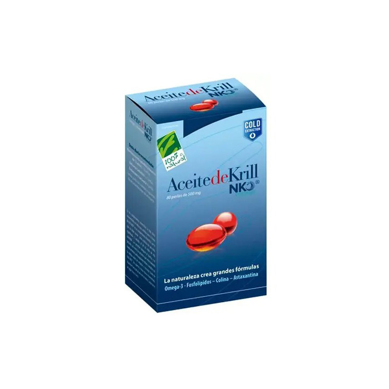 100% Natural Aceite de Krill NKO 80Caps