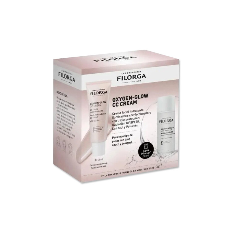 Filorga Oxygen-Glow CC Cream Spf30 40ml + Agua Micelar 50ml