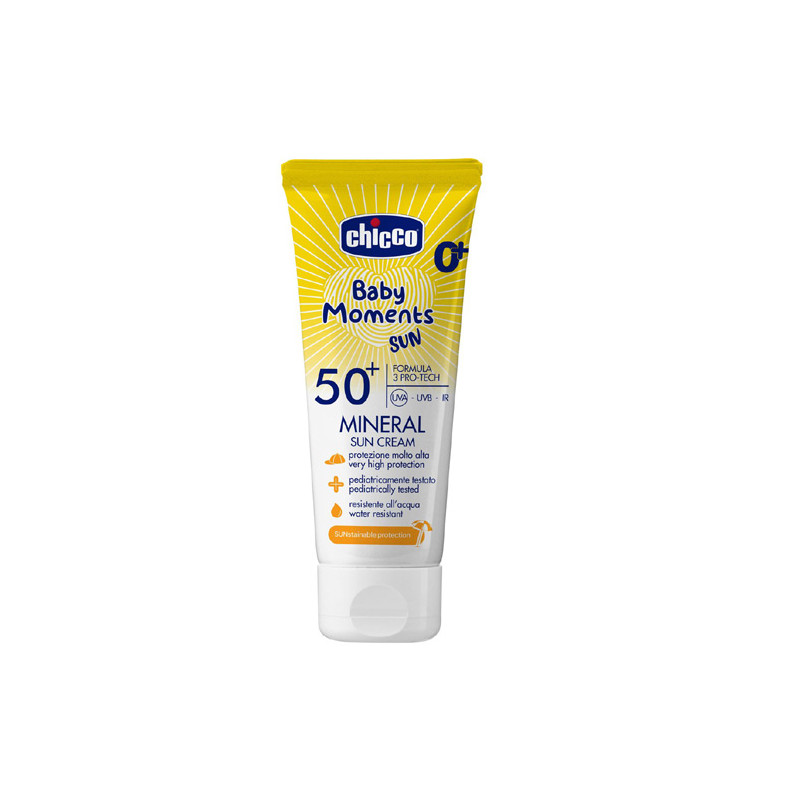 Chicco Baby Moments Sun Crema Mineral Spf50+ 75ml