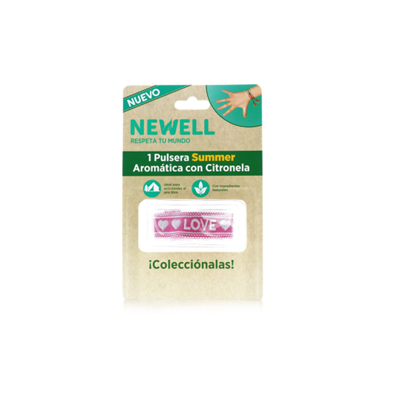 Newell Pulsera Summer Tela con Citronela 1Ud