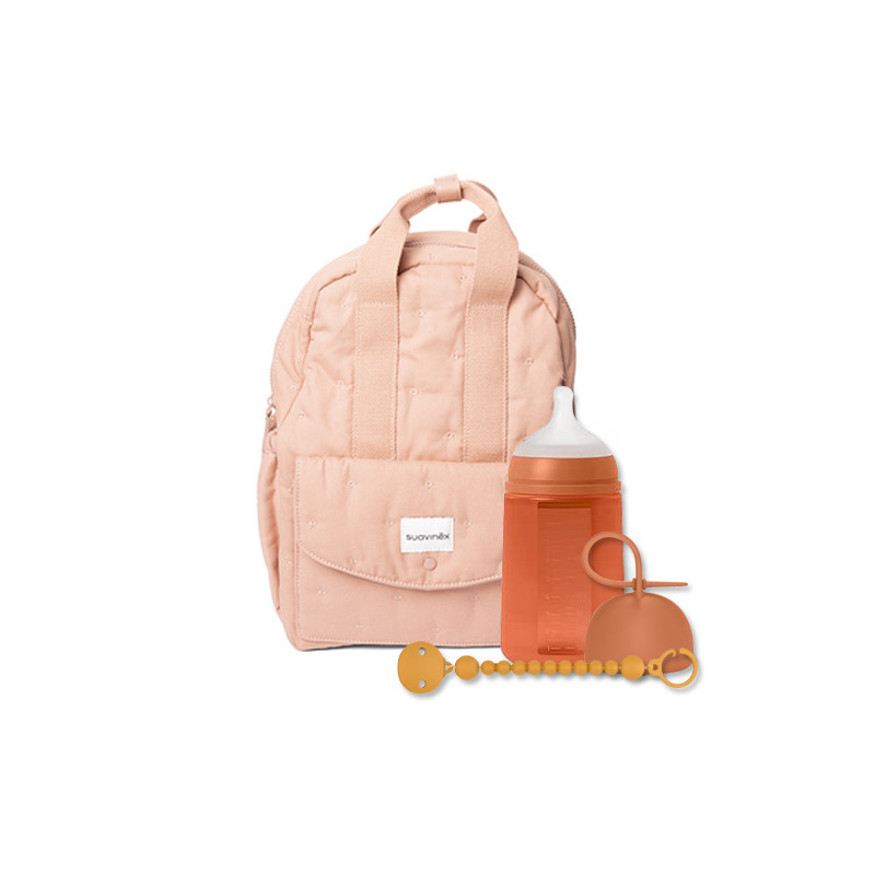 Suavinex Poetry Mochila Maternidad Rosa