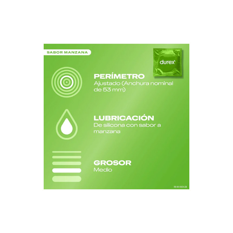 Preservativo Durex Saboreame Frutas 12 Uds