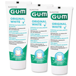 Gum Original White Pasta Dental Triplo 3x75ml