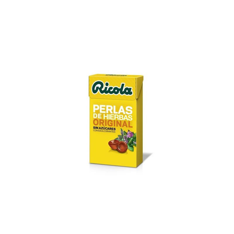 Ricola Perlas hierbas suizas s/azúcar 25gr