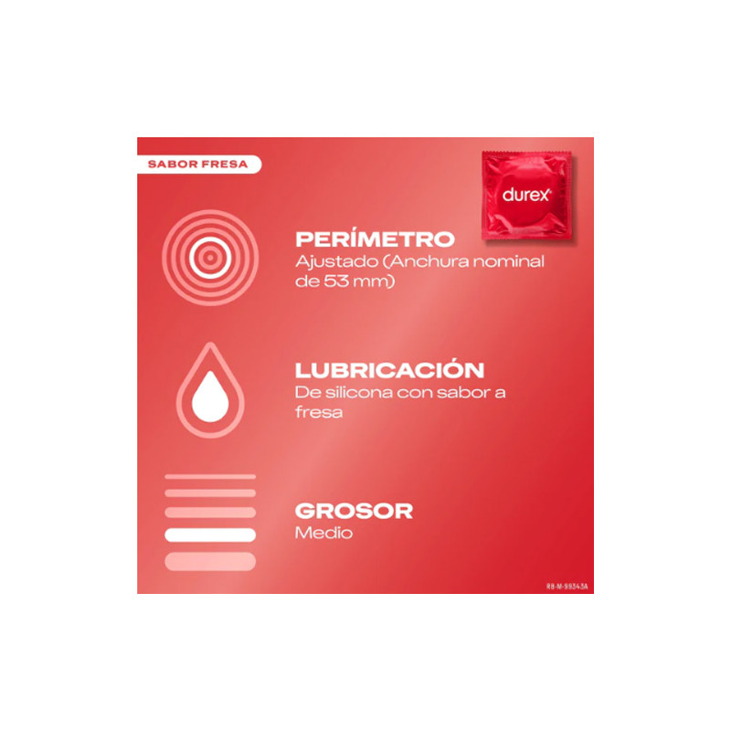 Preservativo Durex Saboreame Frutas 12 Uds