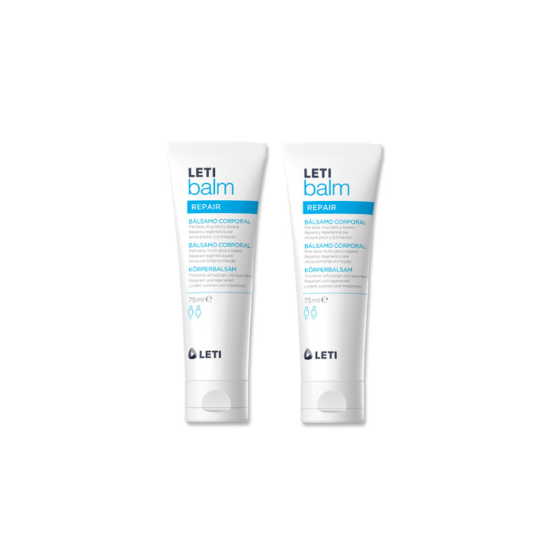 Leti Balm Repair Balsamo Corporal P.Seca y Atópica Duplo 2x75ml