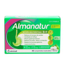 Almanatur Accion Multisintoma 5en1 Menta 40Comp.